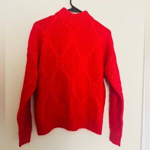 Reitmans Turtleneck Knit Sweater Pullover Women In Red Size S